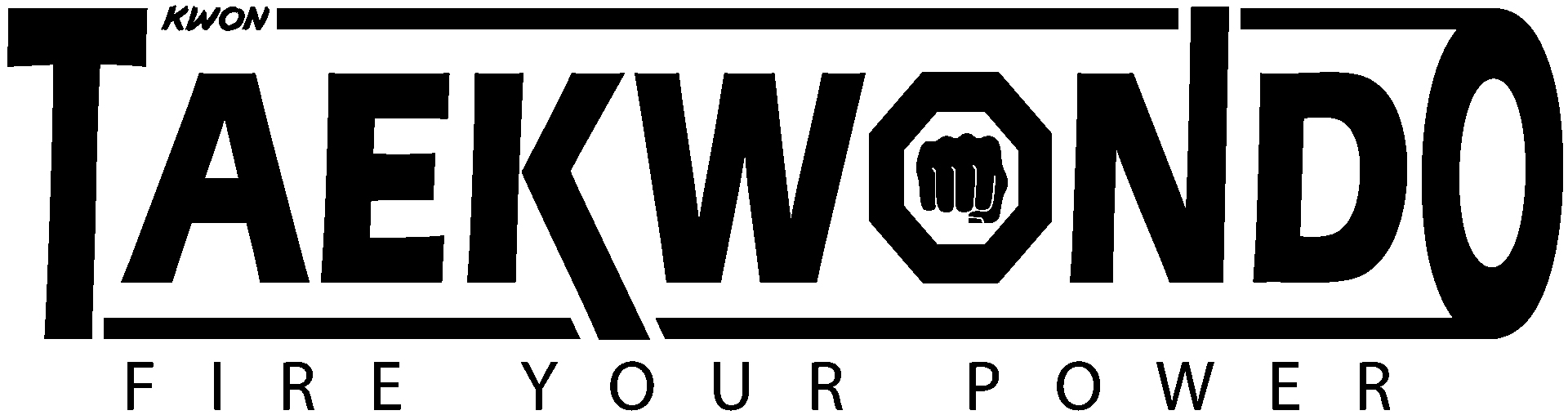 T-Shirt chest print Taekwondo Fire