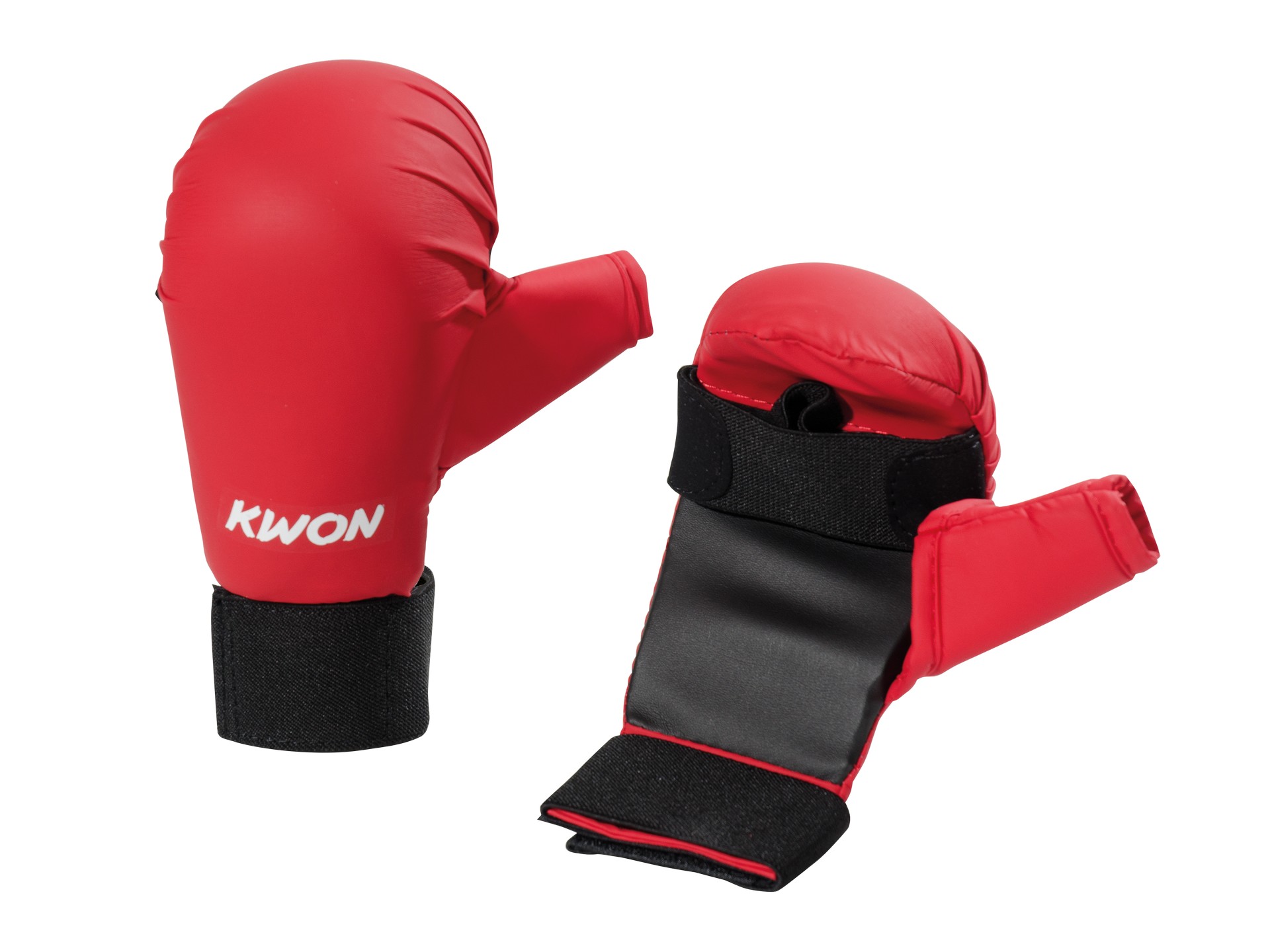 Karate hand protector with tumb loop