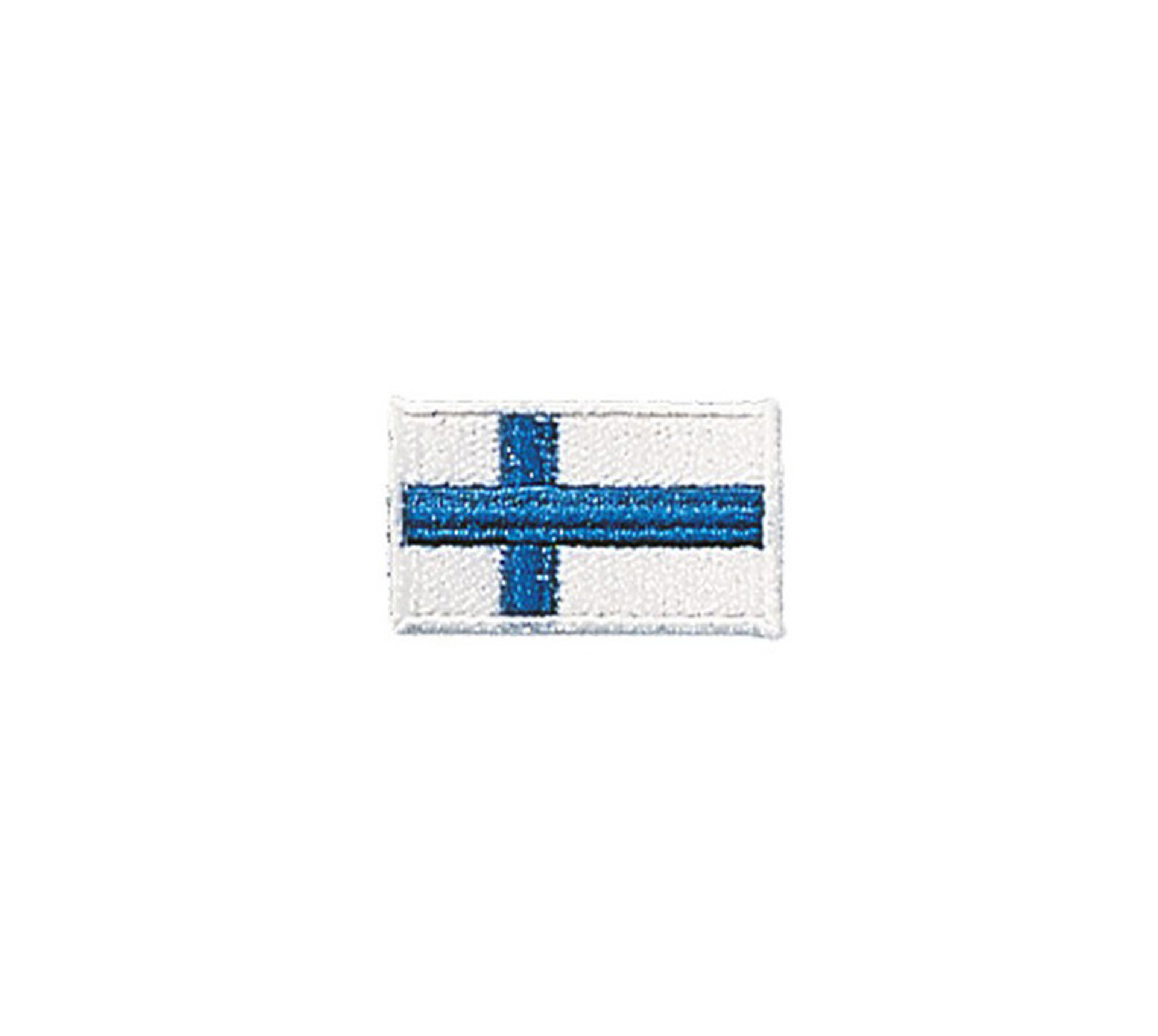 Sewn badges national flags