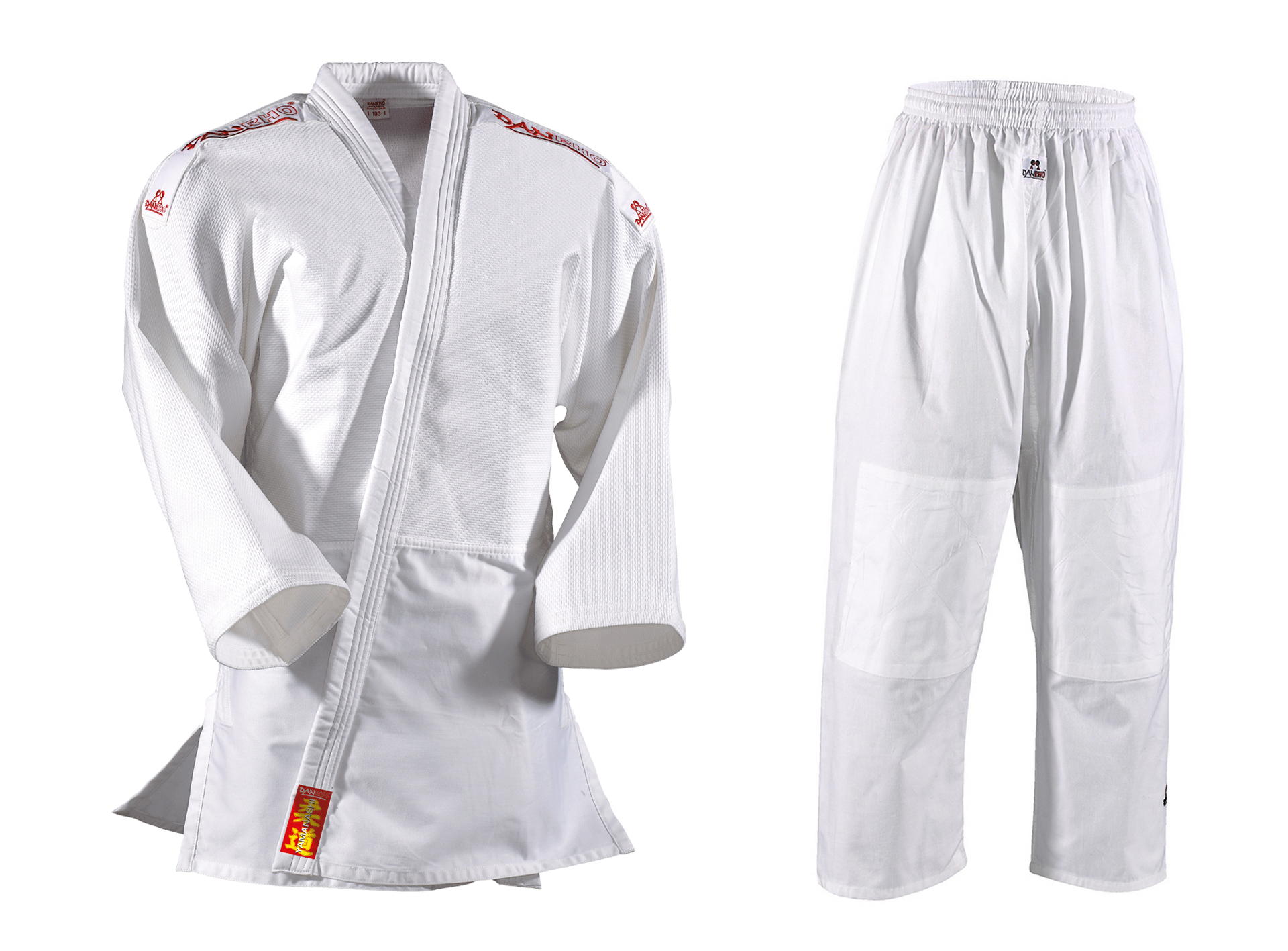 DANRHO Judo Uniform Yamanashi with shoulder stripes blue or white