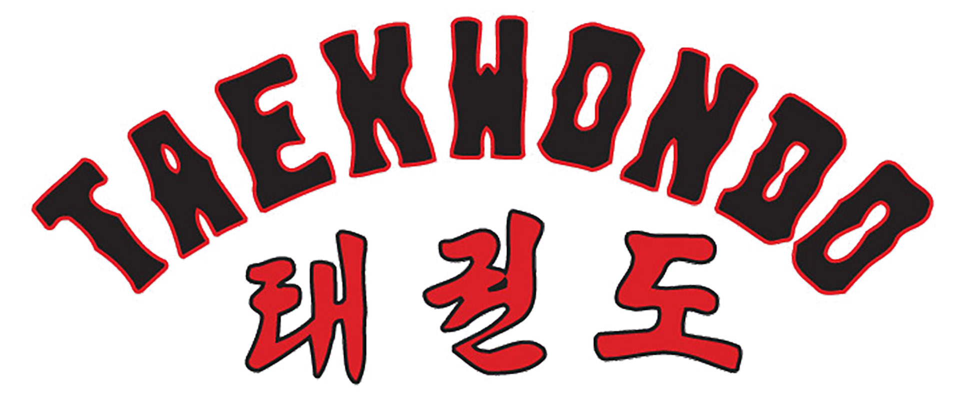 Print Taekwondo lettering