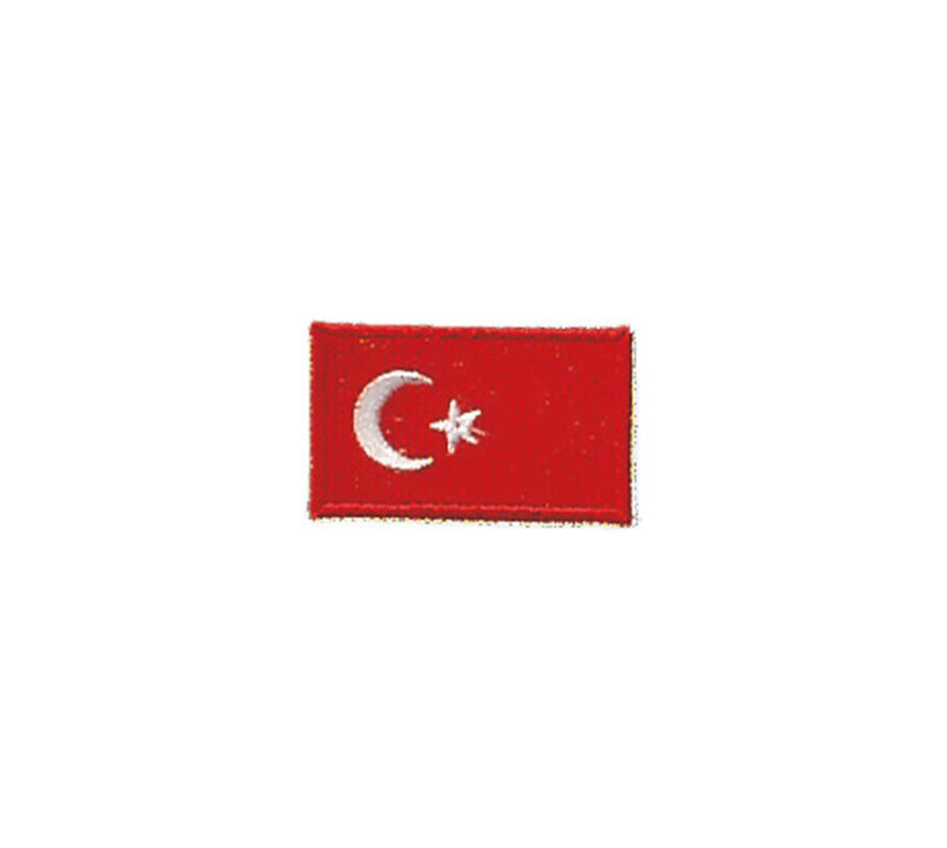 Sewn badges national flags