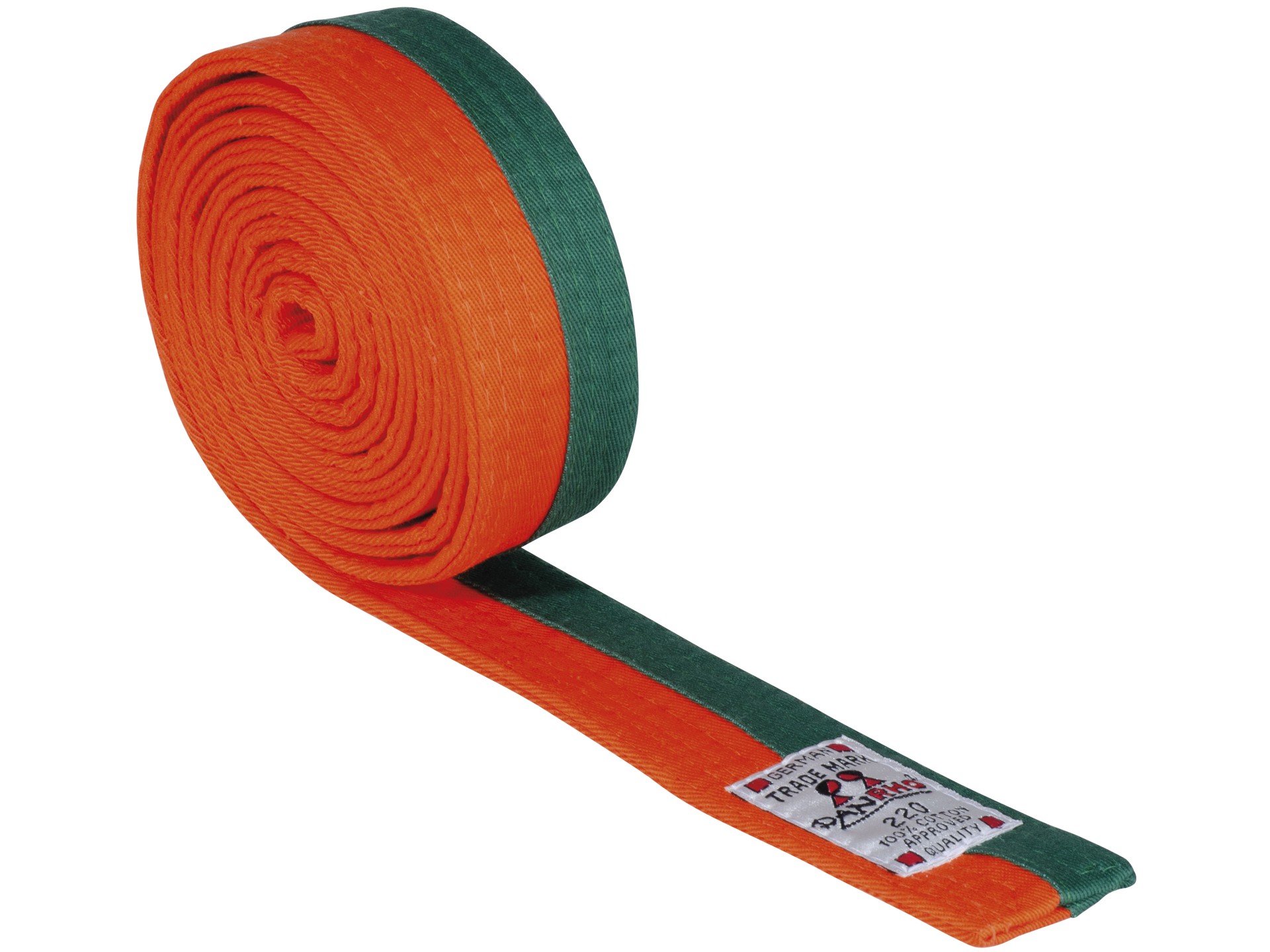 DANRHO martial arts belt two-colored