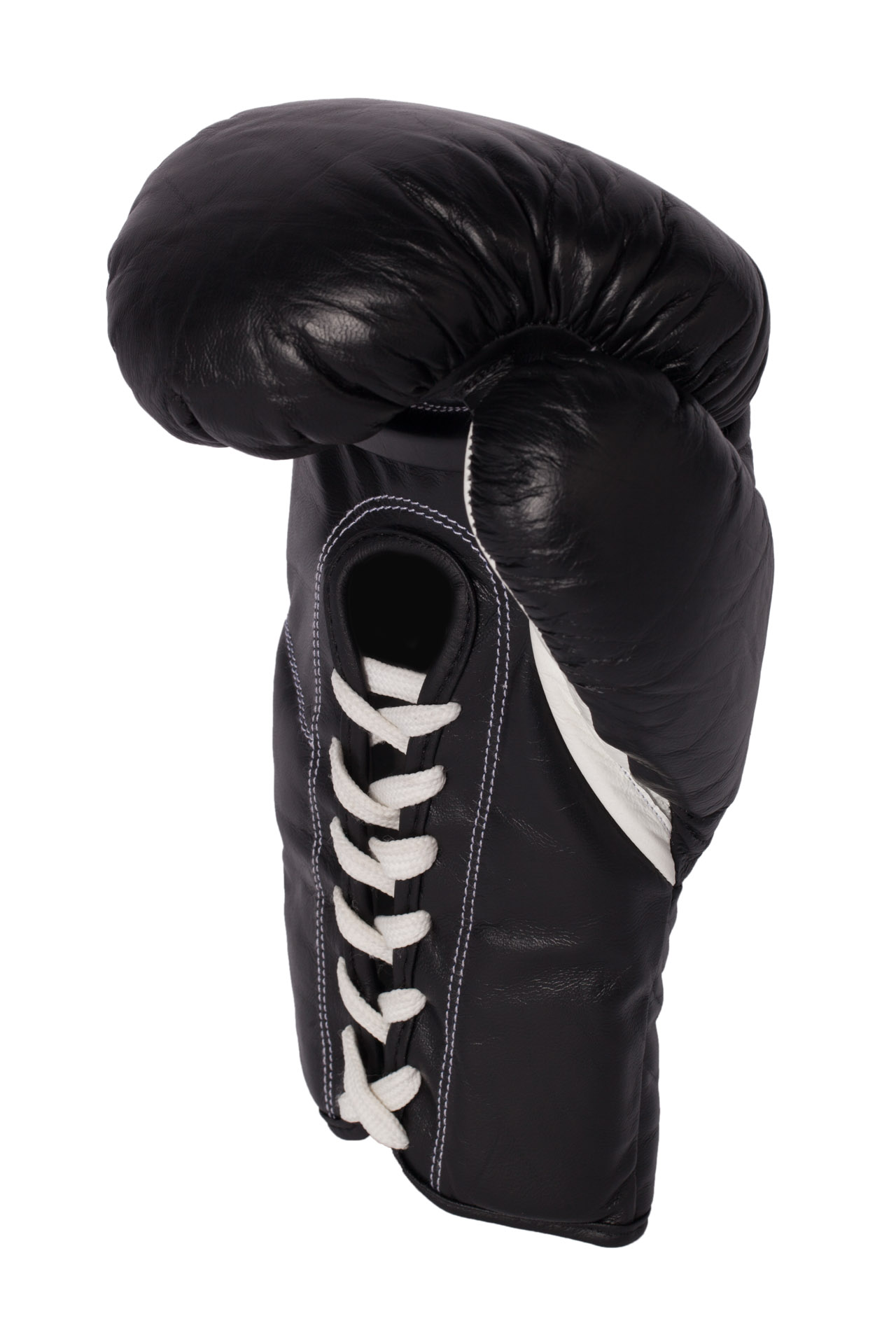 Boxing gloves with laces
