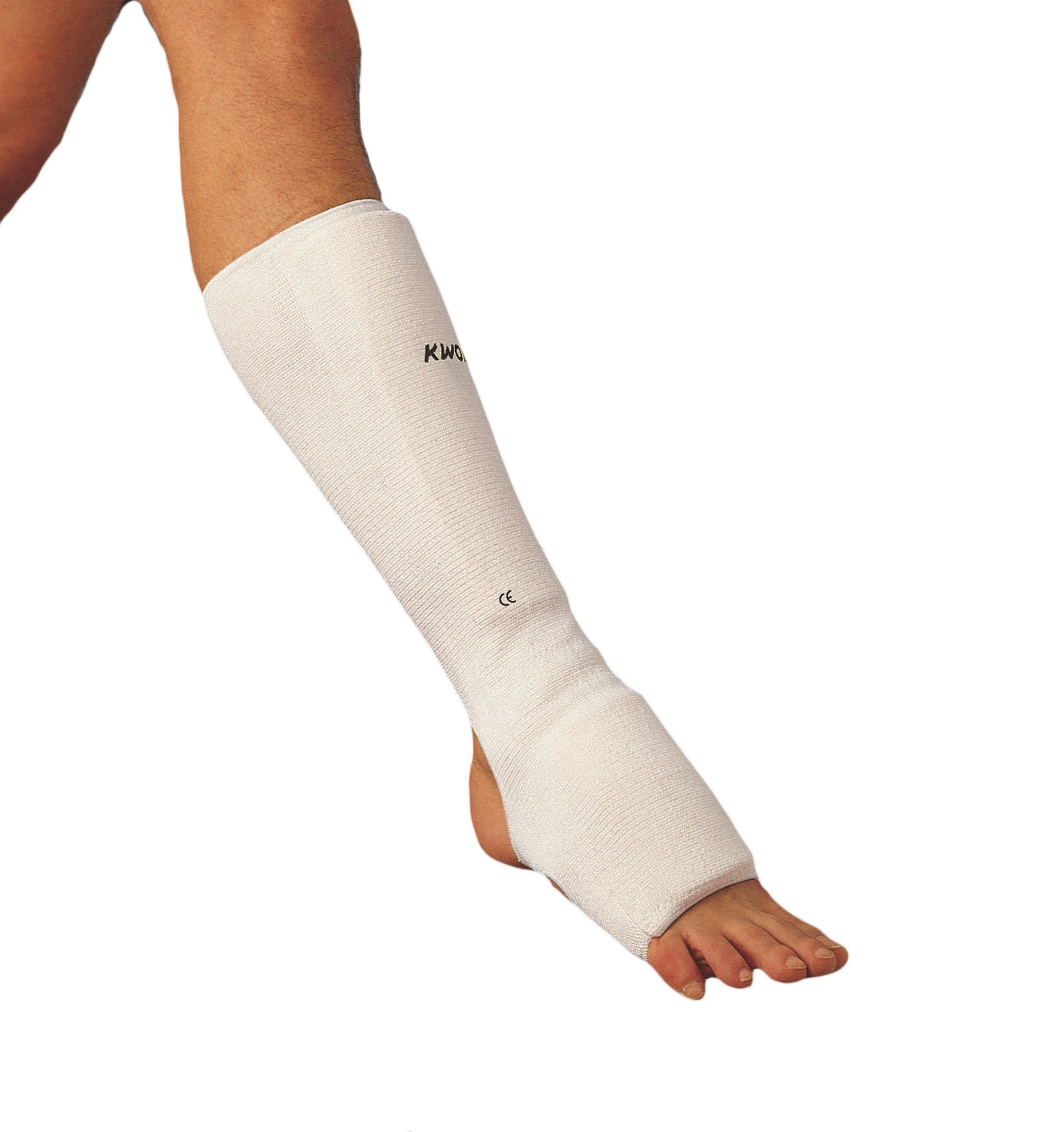 Shin and instep guard fabric