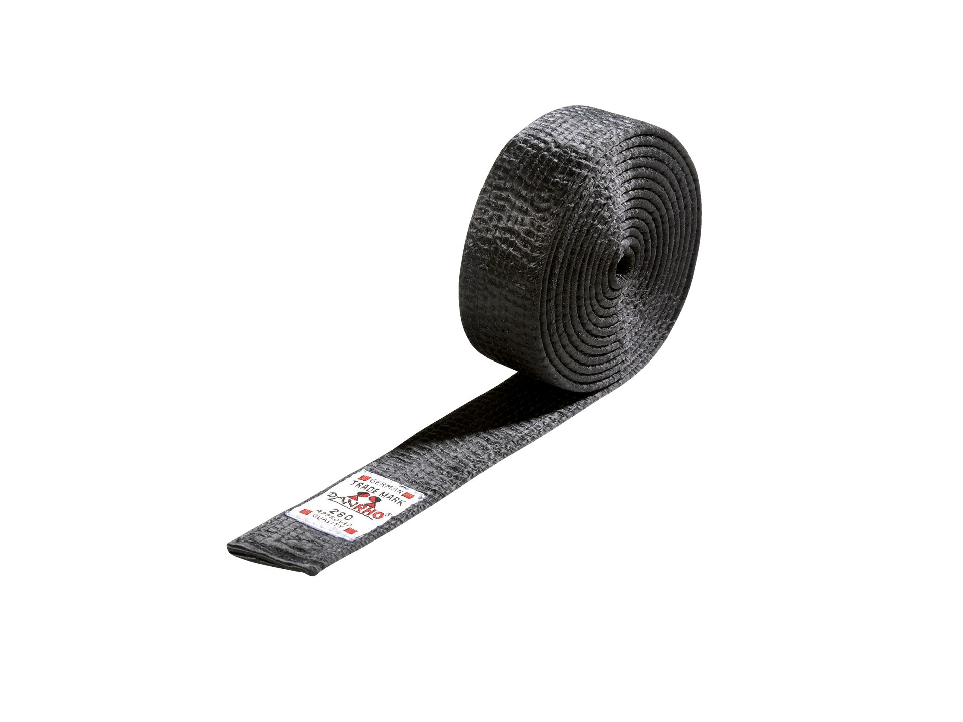 DANRHO black Budo belt 4 cm and 5 cm width